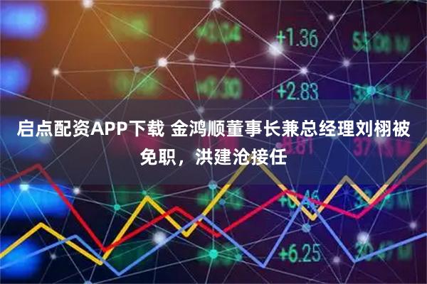 启点配资APP下载 金鸿顺董事长兼总经理刘栩被免职，洪建沧接任